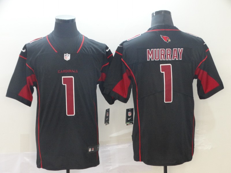 Men's Arizona Cardinals #1 Kyler Murray Black Alternate Jersey